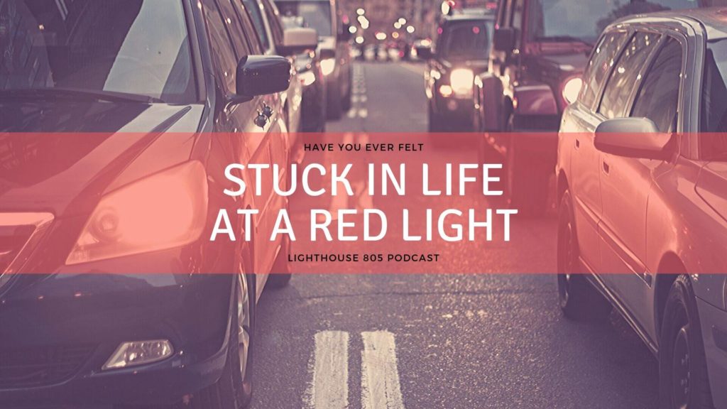 cars in ventura stuck at red light